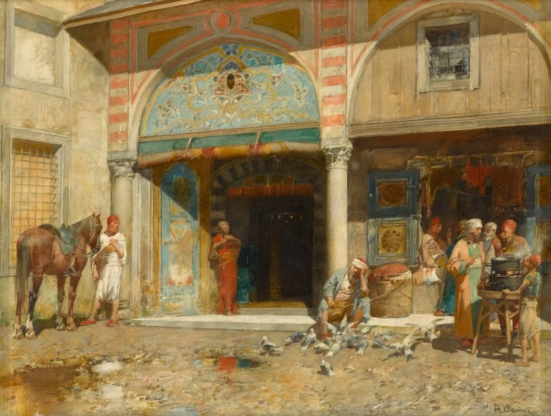 Fuori dalla Moschea